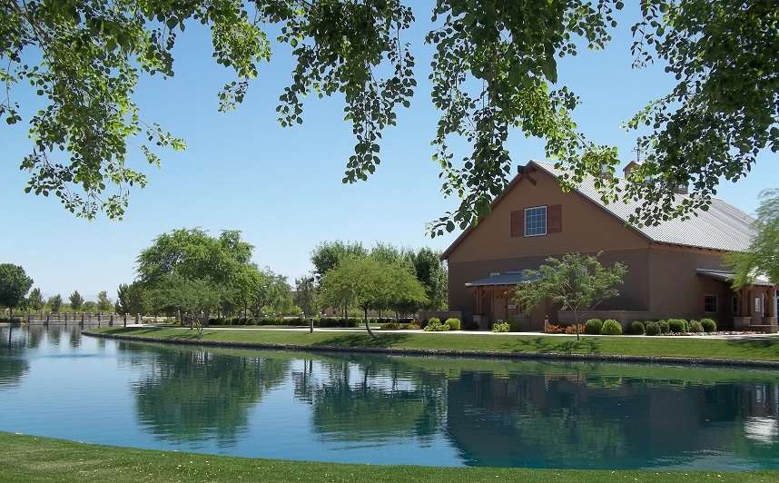 Lake Beside the Barn